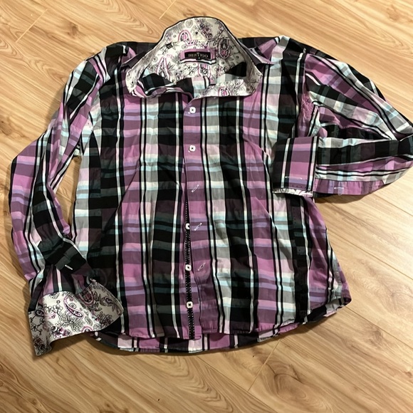 Men’s Bertigo plaid shirt - Picture 9 of 16